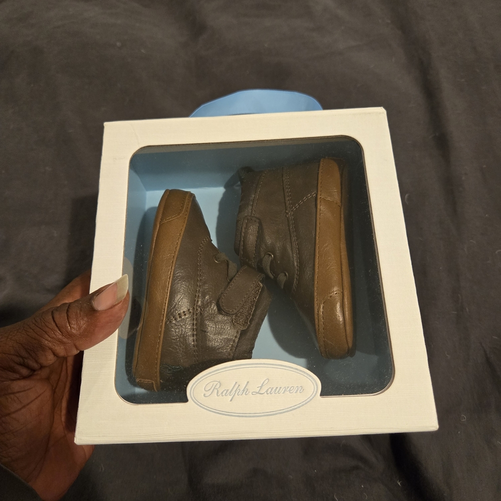New Size4 Ralph Lauren Baby Shoes in Brown
